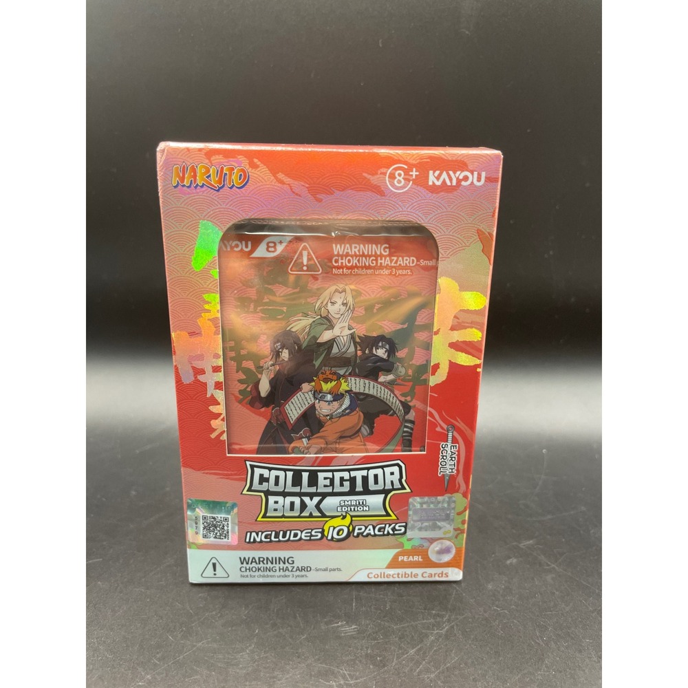 Naruto Kayou Smriti Edition Earth Scroll Collector Box 10 Packs Sealed CCG